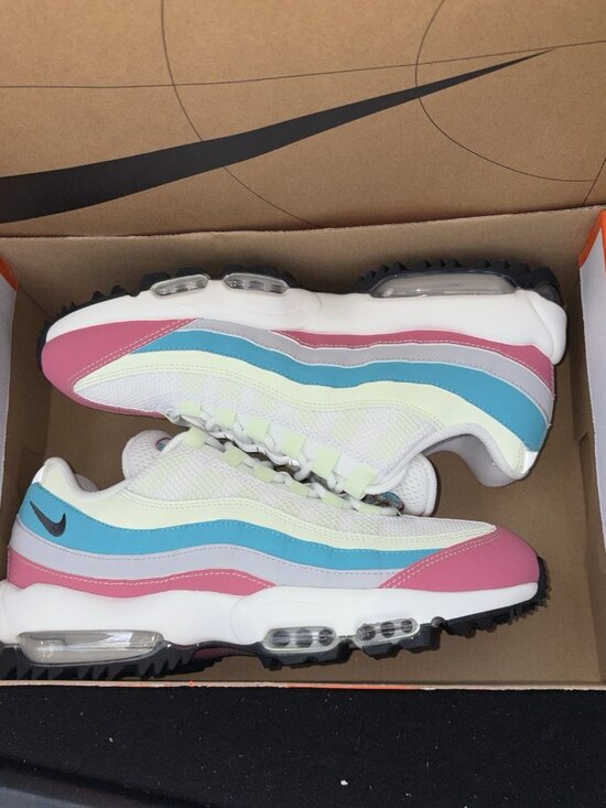 NEW Nike Air Max \'95 G Golf Fierney “Peony” HV4696-600 Men Size 9 main image 7